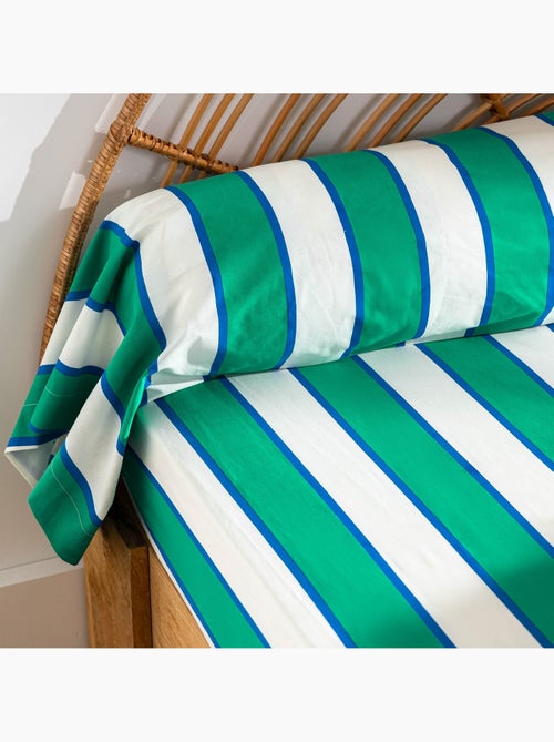 Becquet - Taie traversin GREEN SPRING en coton - Kiabi