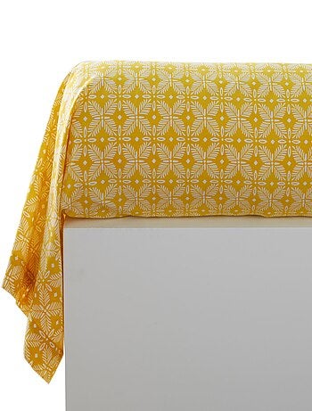 Becquet - Taie traversin LEMON BIRD en coton
