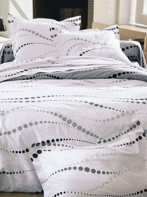 Becquet - Taie traversin ONDES en coton - Kiabi