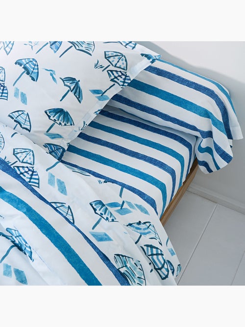 Becquet - Taie traversin PARASOLS en coton - Kiabi