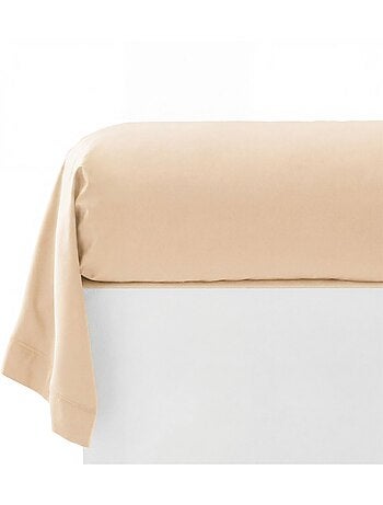 Becquet - taie traversin percale lavee ondulee en coton