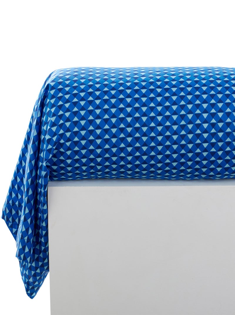 Becquet - Taie traversin POISSONS en coton Bleu - Kiabi
