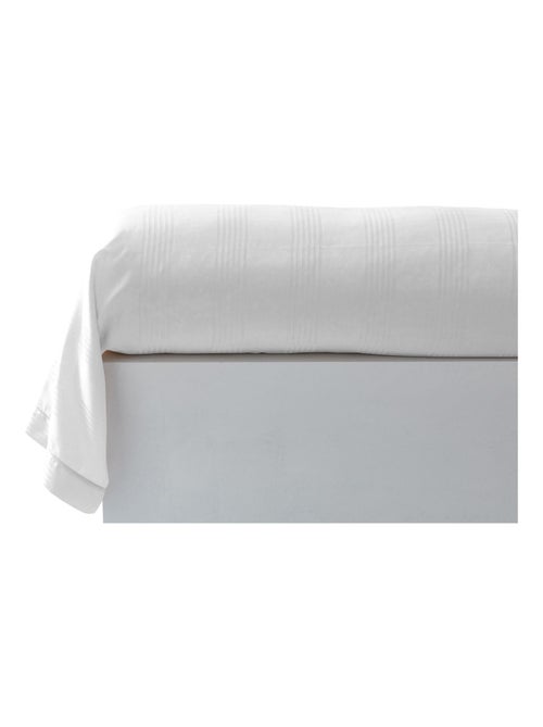 Becquet - Taie traversin SATIN RAYE/UNI en coton - Kiabi