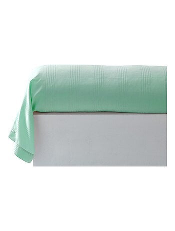 Becquet - Taie traversin SATIN RAYE/UNI en coton
