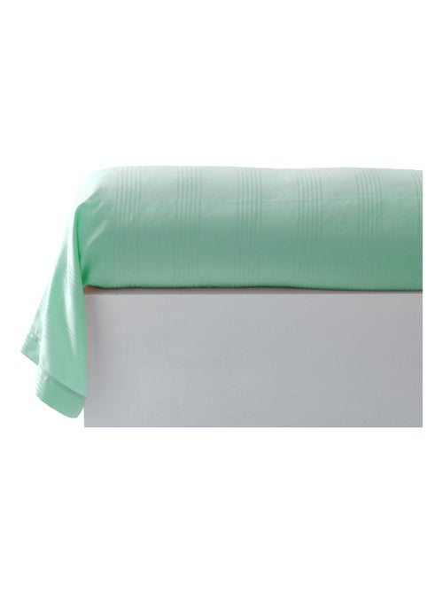 Becquet - Taie traversin SATIN RAYE/UNI en coton - Kiabi