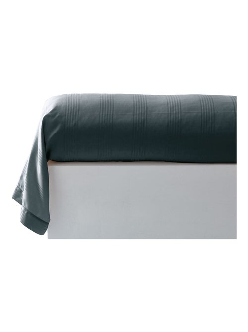 Becquet - Taie traversin SATIN RAYE/UNI en coton - Kiabi