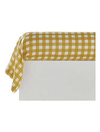 Becquet - Taie traversin VICHY en coton