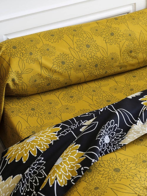 Becquet - Taie traversin YELFLOR en coton - Kiabi