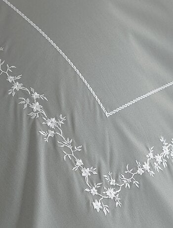 Becquet - Taie volant ADELE en coton