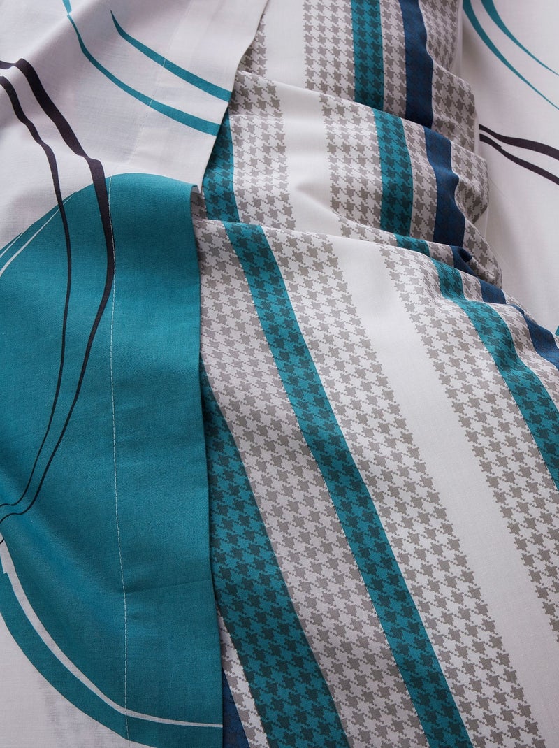 Becquet - Taie volant CAP ETE en coton Bleu - Kiabi