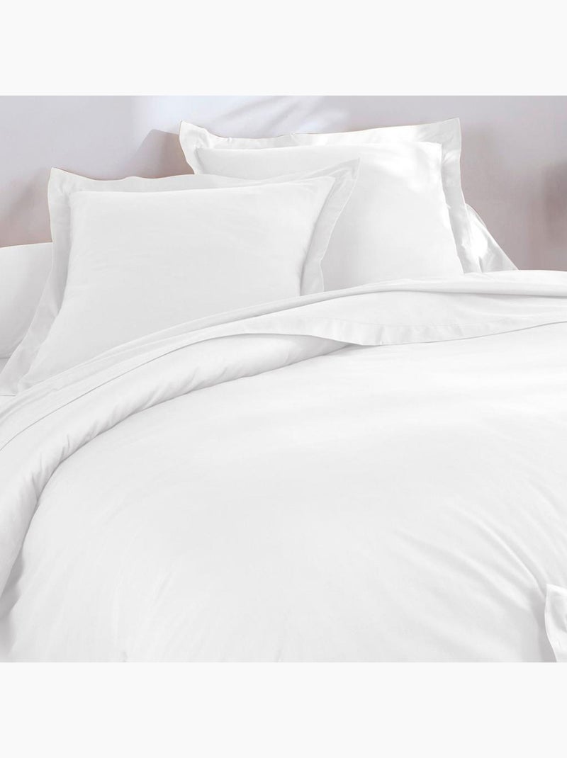 Becquet - Taie volant COTON UNI LAURÉAT en coton Blanc - Kiabi