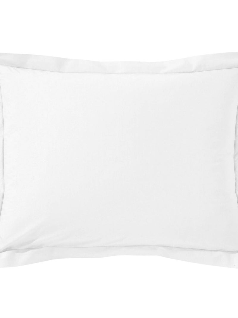 Becquet - Taie volant COTON UNI LAURÉAT en coton Blanc - Kiabi