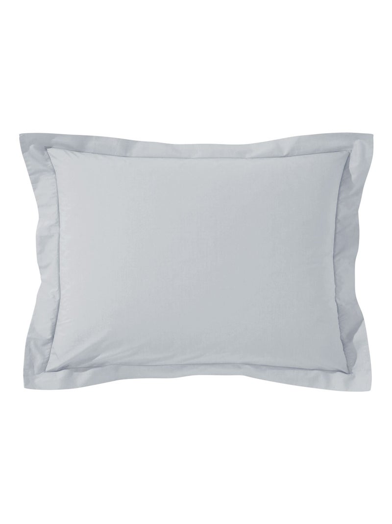 Becquet - Taie volant COTON UNI LAURÉAT en coton Gris perle - Kiabi