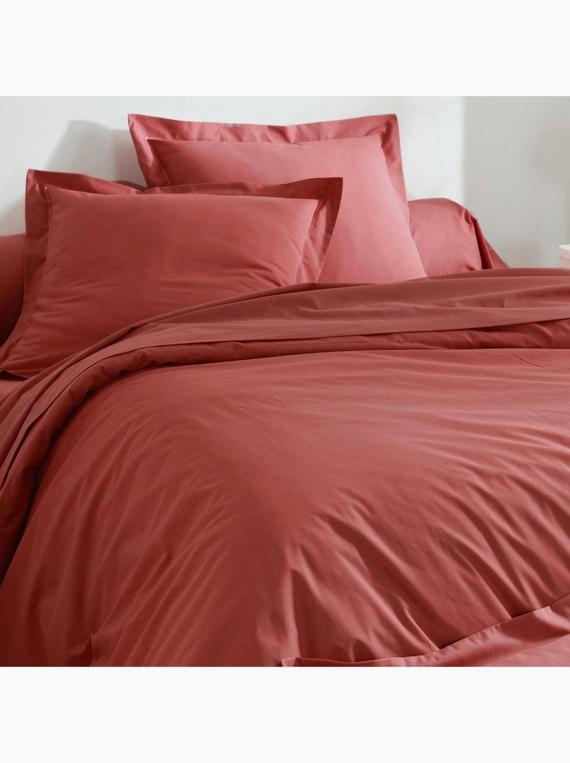 Becquet - Taie volant COTON UNI LAURÉAT en coton Orange - Kiabi