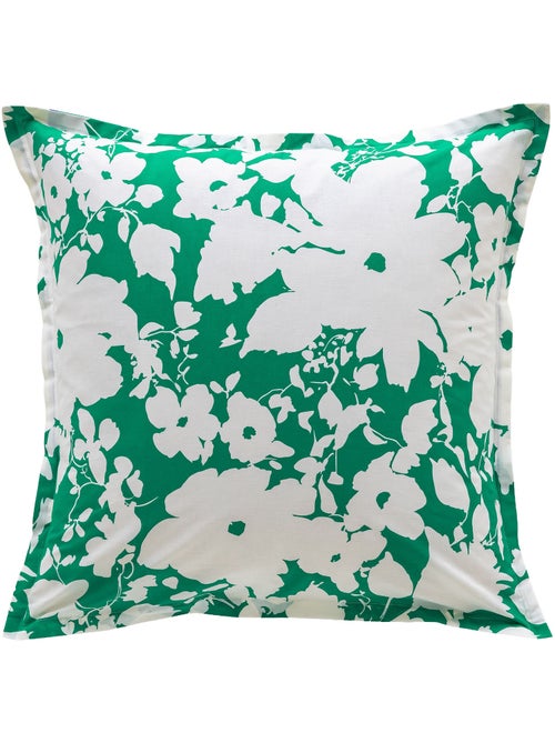 Becquet - Taie volant GREEN SPRING en coton - Kiabi