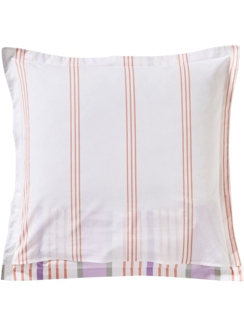Becquet - Taie volant HARMONIE en coton Multicolore - Kiabi