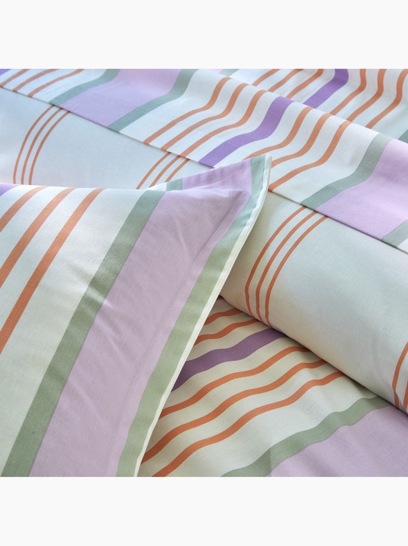 Becquet - Taie volant HARMONIE en coton Multicolore - Kiabi