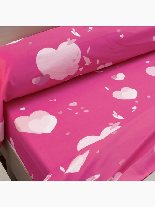 Becquet - Taie volant HEART TREE en coton - Kiabi