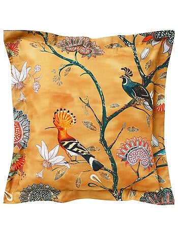 Becquet - taie volant jardin extra satin en coton