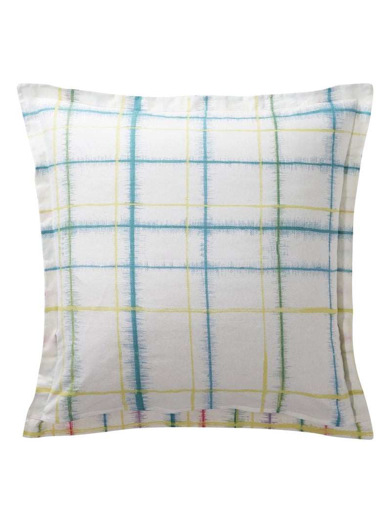 Becquet - Taie volant PARADIS en coton Blanc cassé - Kiabi