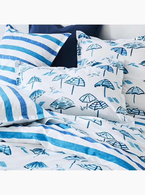 Becquet - Taie volant PARASOLS en coton - Kiabi