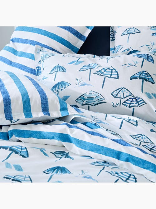 Becquet - Taie volant PARASOLS en coton - Kiabi
