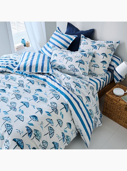 Becquet - Taie volant PARASOLS en coton - Kiabi