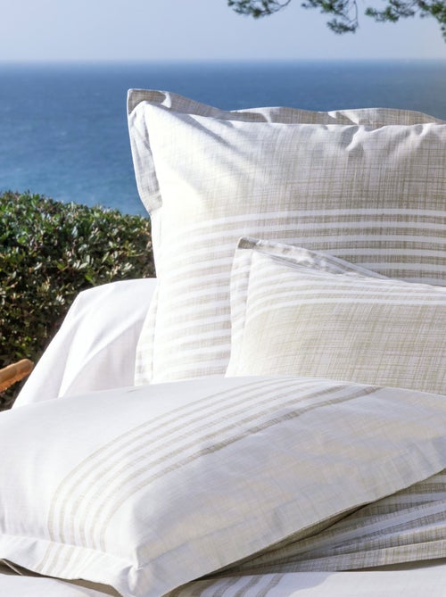 Becquet - Taie volant PLONGEOIR en coton - Kiabi