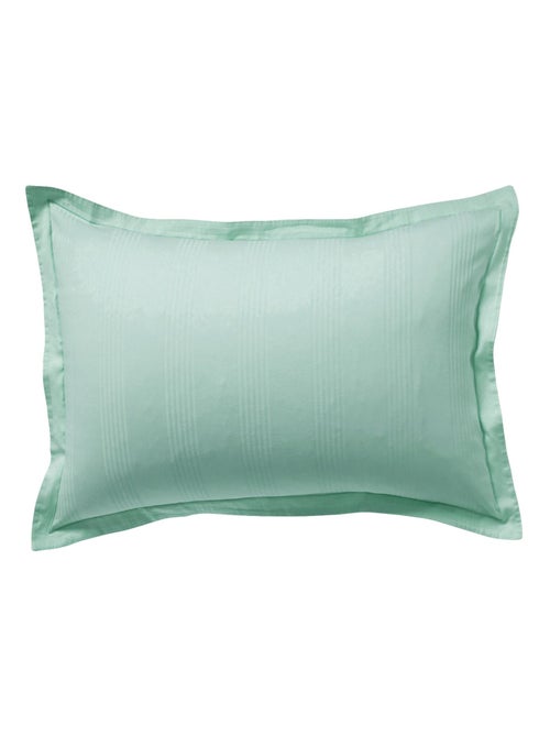 Becquet - Taie volant SATIN RAYE/UNI en coton - Kiabi Becquet - Taie volant SATIN RAYE/UNI en coton - Kiabi