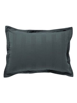 Becquet - Taie volant SATIN RAYE/UNI en coton