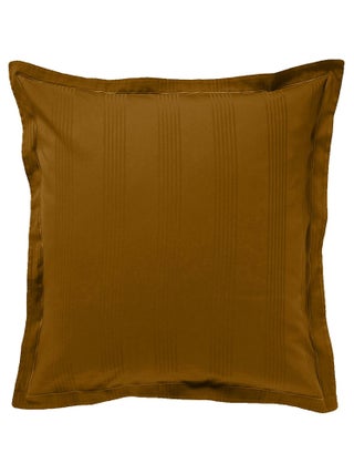 Becquet - Taie volant SATIN RAYE/UNI en coton