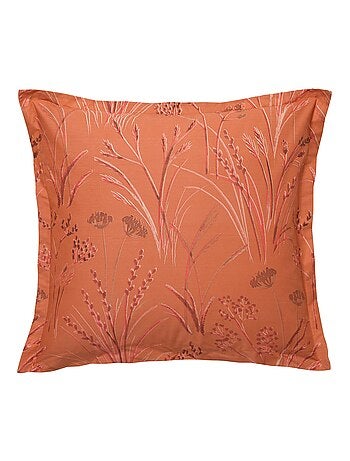 Becquet - Taie volant SOUFFLE DE PAILLE en coton