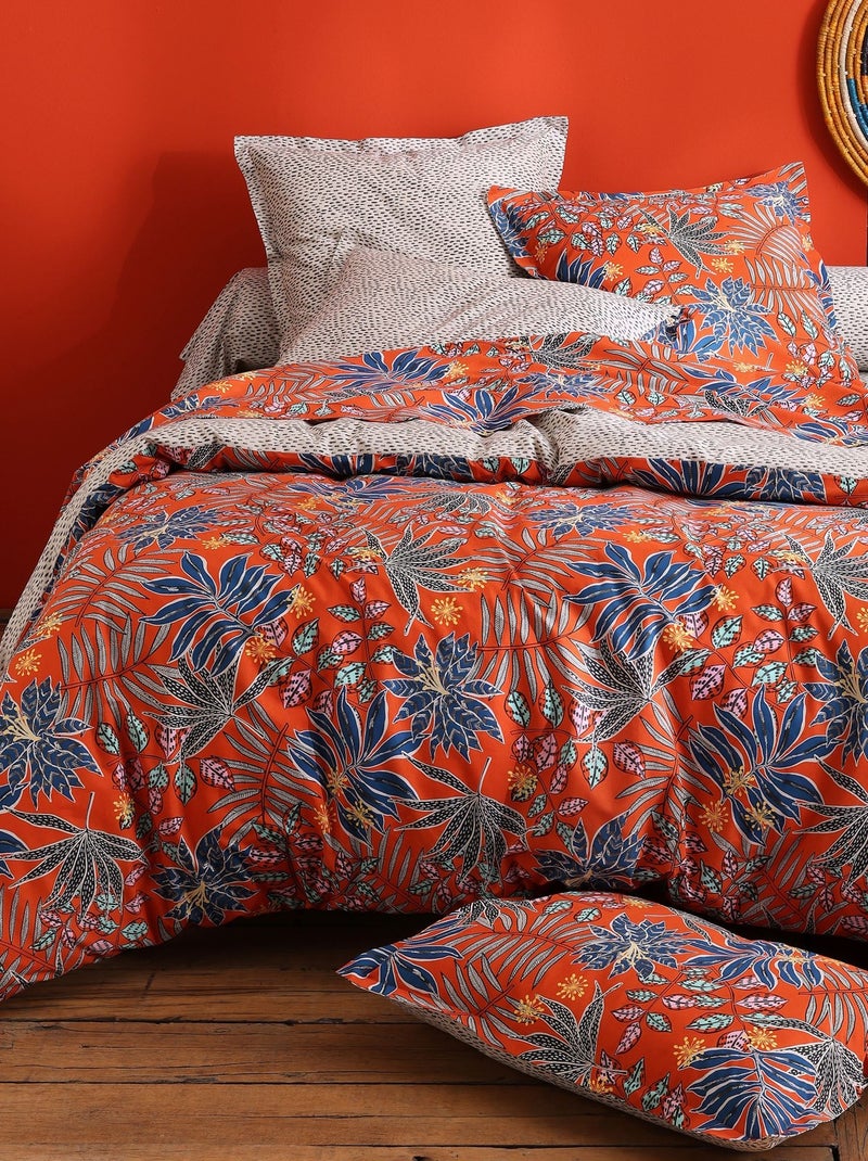 Becquet - Taie volant TERRE WAX en coton Multicolore - Kiabi
