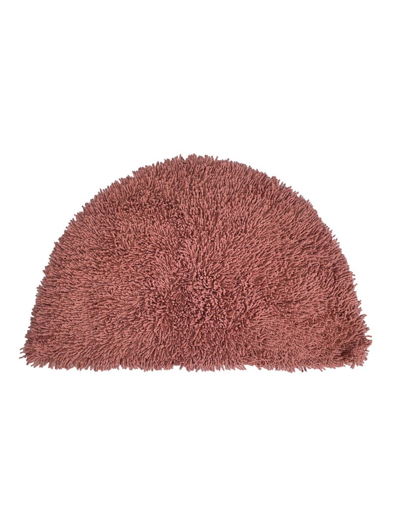 Becquet - Tapis 1/2 lune COTON CONFORT en coton Terracotta - Kiabi