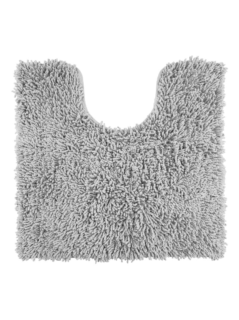 Becquet - Tapis contour wc COTON CONFORT en coton Gris Argenté - Kiabi