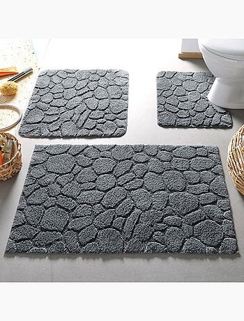Becquet - Tapis contour wc GALETS en coton