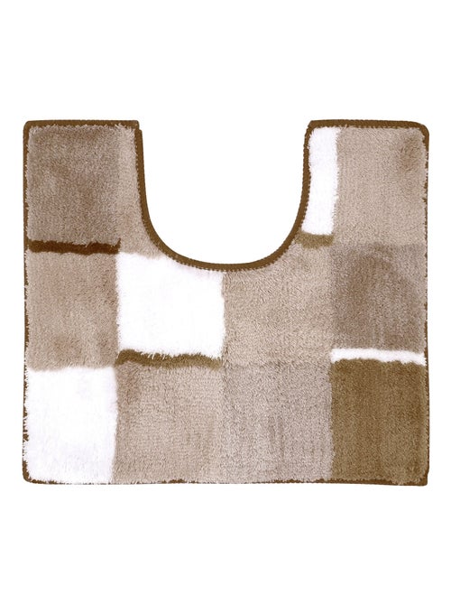 Becquet - Tapis contour wc MOSAIQUE en acrylique - Kiabi