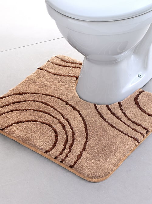 Becquet - Tapis contour wc SPIRALE en polyester - Kiabi