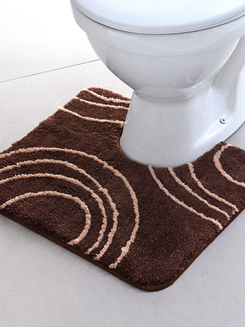 Becquet - Tapis contour wc SPIRALE en polyester - Kiabi