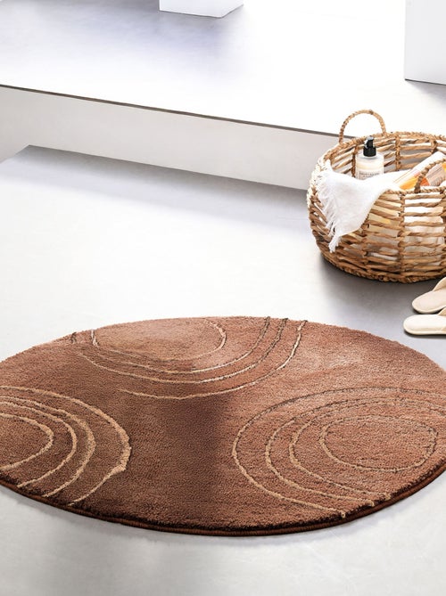 Becquet - Tapis contour wc SPIRALE en polyester - Kiabi