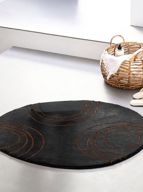 Becquet - Tapis contour wc SPIRALE en polyester - Kiabi