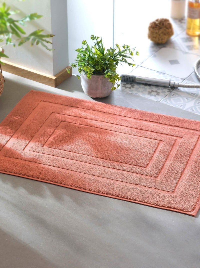 Becquet - Tapis de bain ATLANTIQUE en coton Terracotta - Kiabi