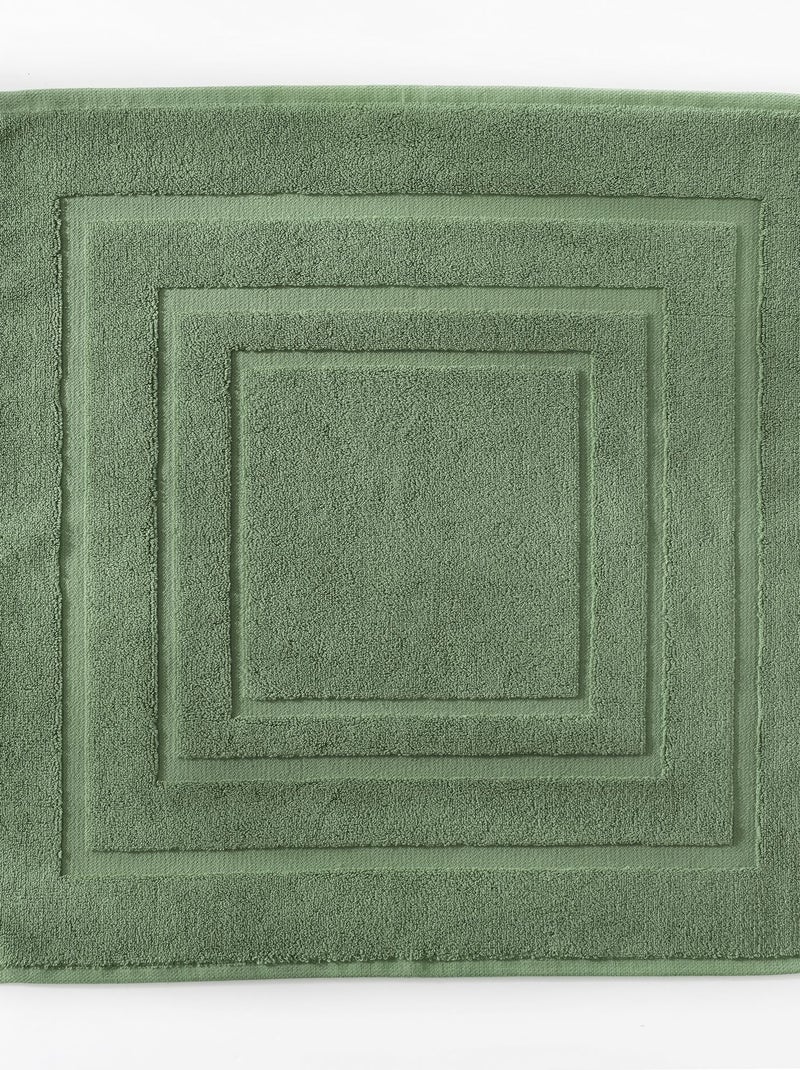 Becquet - Tapis de bain ATLANTIQUE en coton Vert tilleul - Kiabi