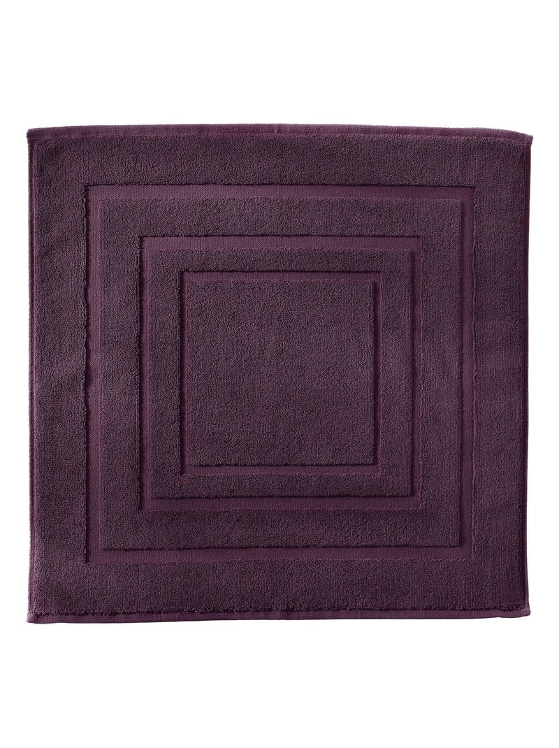 Becquet - Tapis de bain ATLANTIQUE en coton Violet aubergine - Kiabi
