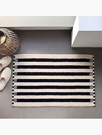 Becquet - tapis de bain bigoudin en coton