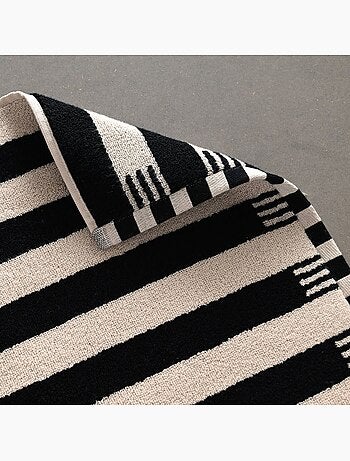 Becquet - tapis de bain bigoudin en coton