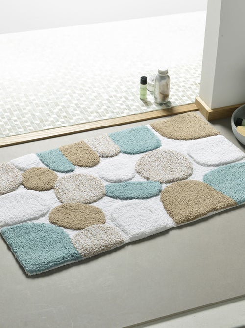 Becquet - Tapis de bain CAILLOUX en coton - Kiabi