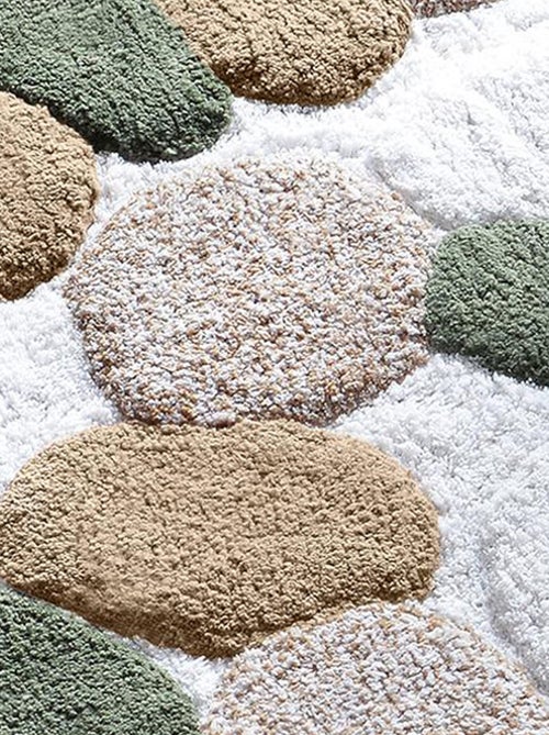 Becquet - Tapis de bain CAILLOUX en coton - Kiabi