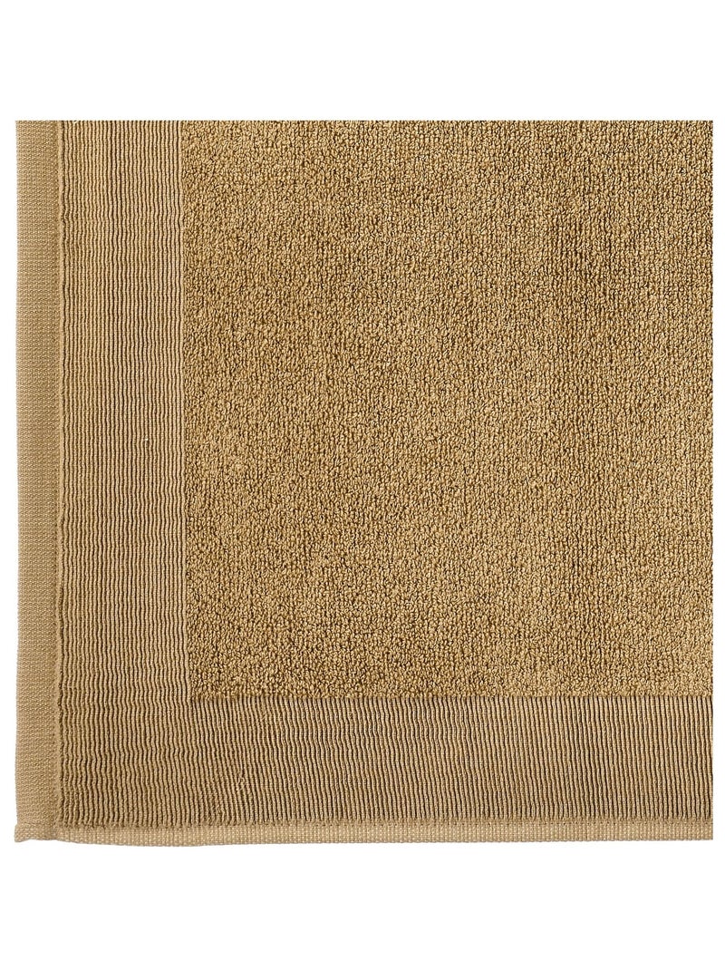 Becquet - Tapis de bain CAROLINETAP en coton Camel - Kiabi
