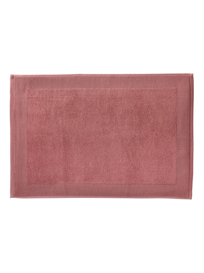 Becquet - Tapis de bain CAROLINETAP en coton Rose foncé - Kiabi